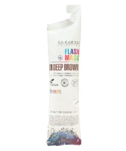 Masca de colorare pentru ingrijire culoare cu aplicare directa Flash Mask Deep Brown 60 ml