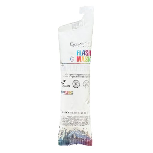 Masca de colorare pentru ingrijire culoare cu aplicare directa Flash Mask Platinum 60 ml