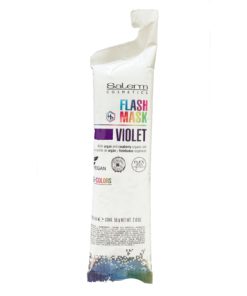 Masca de colorare pentru ingrijire culoare cu aplicare directa Flash Mask Violet 60 ml
