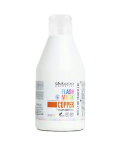 Masca de colorare pentru ingrijire culoare cu aplicare directa Flash Mask Copper 300 ml