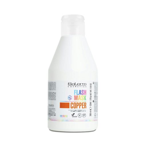 Masca de colorare pentru ingrijire culoare cu aplicare directa Flash Mask Copper 300 ml