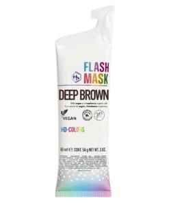 Masca de colorare pentru ingrijire culoare cu aplicare directa Flash Mask Deep Brown 60 ml