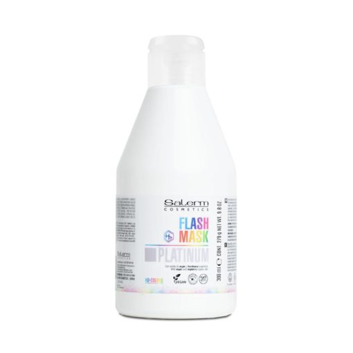 Masca de colorare pentru ingrijire culoare cu aplicare directa Flash Mask Platinum 300 ml