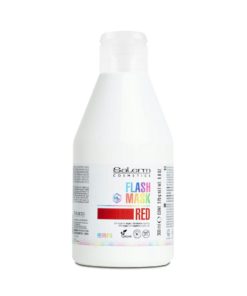 Masca de colorare pentru ingrijire culoare cu aplicare directa Flash Mask Red 300 ml.