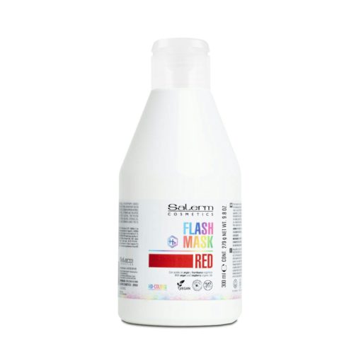 Masca de colorare pentru ingrijire culoare cu aplicare directa Flash Mask Red 300 ml.