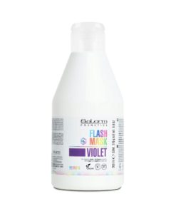Masca de colorare pentru ingrijire culoare cu aplicare directa Flash Mask Violet 300 ml.