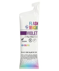 Masca de colorare pentru ingrijire culoare cu aplicare directa Flash Mask Violet 60 ml