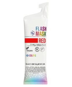 Masca de colorare pentru ingrijire culoare cu aplicare directa Flash Mask Red 60 ml